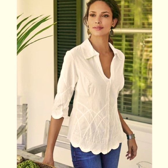 Soft Surroundings Tops - NWT Soft Surroundings Work Of Art Top